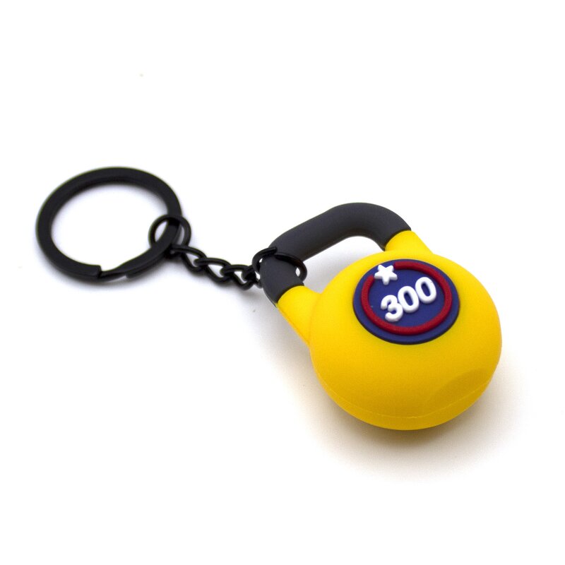 Keychain Manufacturer - 3D Dumbbell Keychain Backpack Hanger Gym