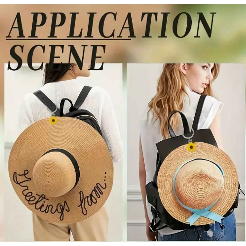 Hat Clip Manufacturer - Travel Flower Clip Lightweight Multifunctional