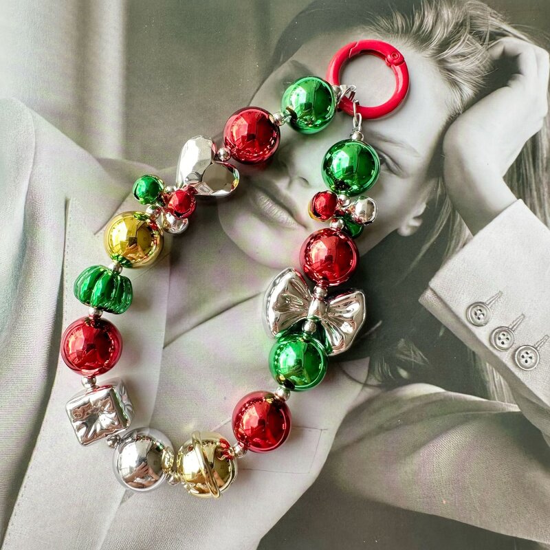 Phone Lanyard Factory - Christmas Handmade Bag Keychain Headphone