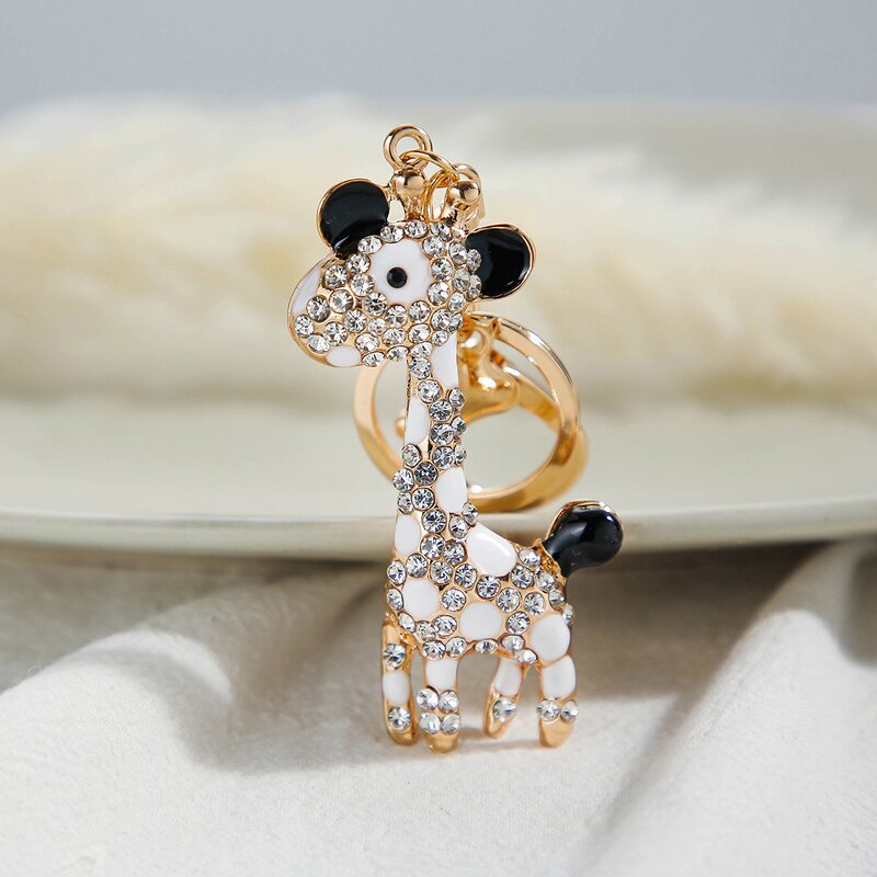 Keychain Supplier - Metal Diamond Sika Deer Keychain Wholesale
