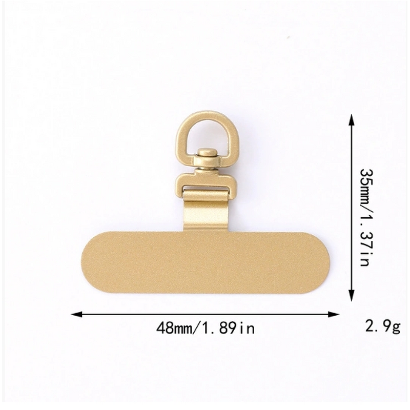 Phone Lanyard Supplier - Metal Card Clip Rotatable Anti-Loss