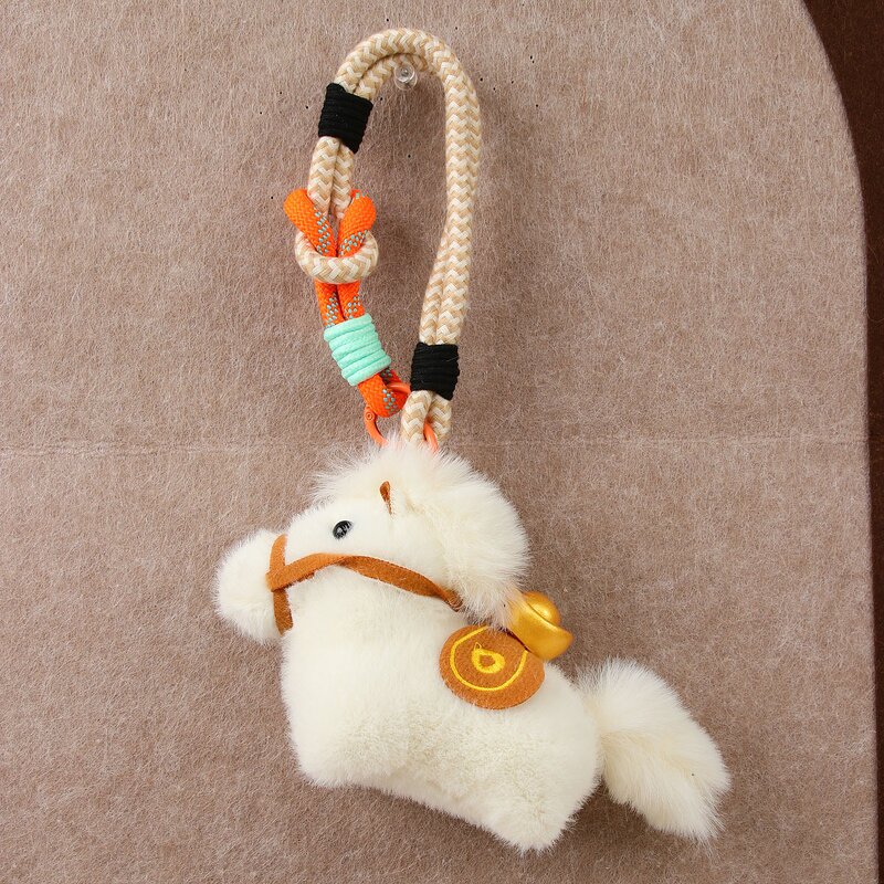 Keychain Factory - Plush Pony Bag Pendant Doll Car Keychain