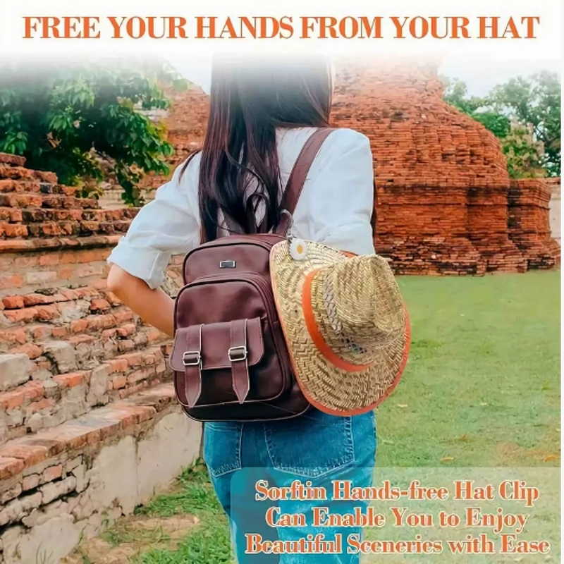 Hat Clip Manufacturer - Travel Flower Clip Lightweight Multifunctional