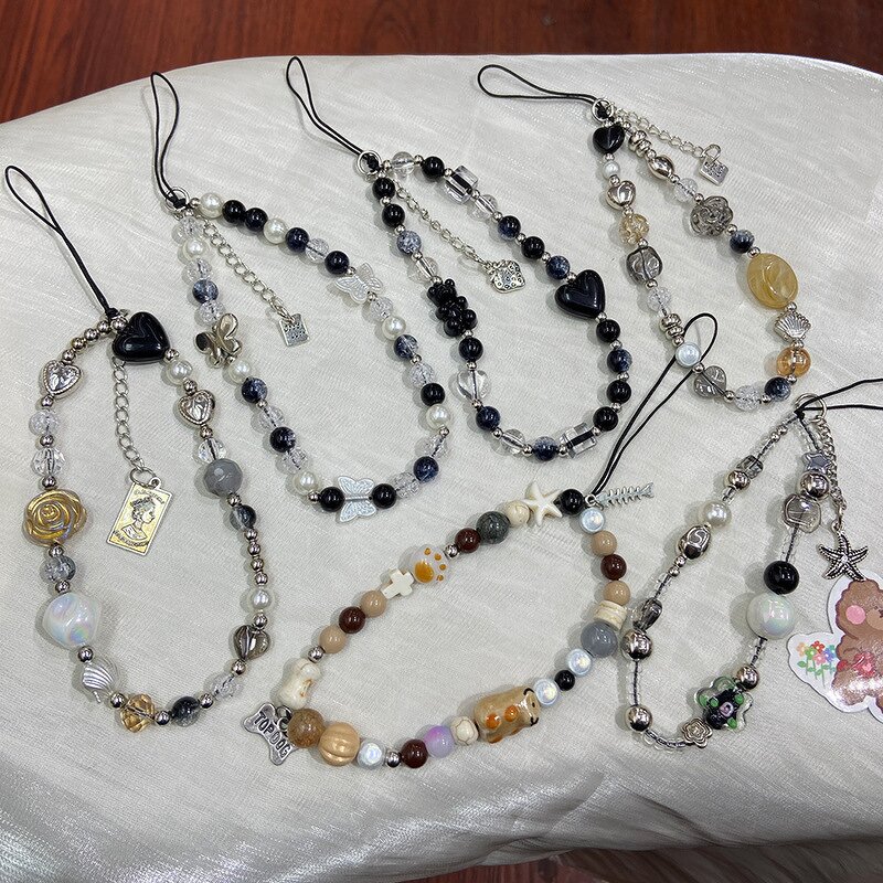 Phone Pendant Supplier - Lucky Camellia Pendant Bead Mobile Phone