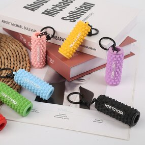 Keychain Factory - 3D Yoga Rubber Keychain Bag Hanging Decoration