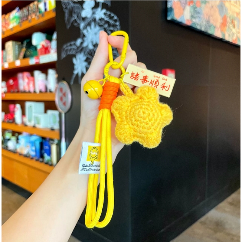 Keychain Supplier - Cartoon Woolen Backpack Keychain Inspirational