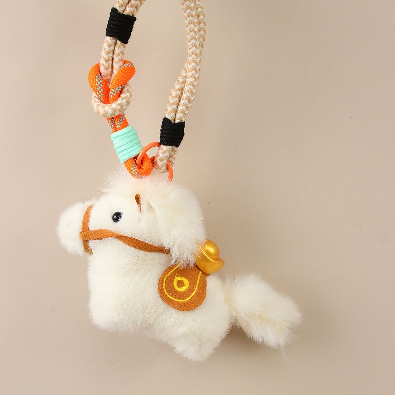 Keychain Factory - Plush Pony Bag Pendant Doll Car Keychain