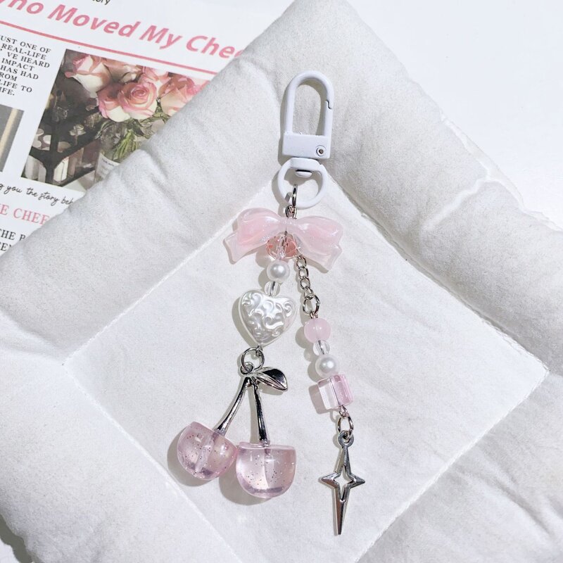Keychain Supplier - Cherry Keychain Phone Chain Fresh Cute