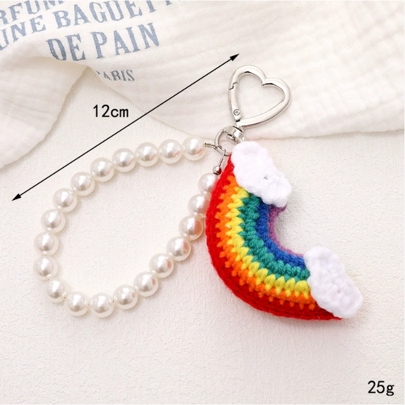 Keychain Factory - Plush Giraffe Bag Pendant Short Key Chain