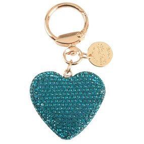 Keychain Supplier - Alloy Keychain Diamond Love Earphone Cover