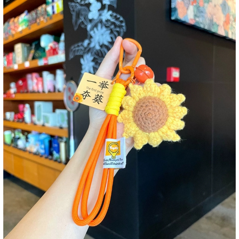 Keychain Supplier - Cartoon Woolen Backpack Keychain Inspirational