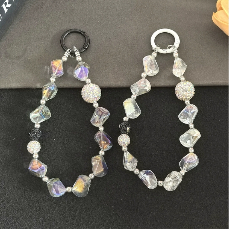 Keychain Manufacturer - Alien Diamond Crystal Bead Car Keychain