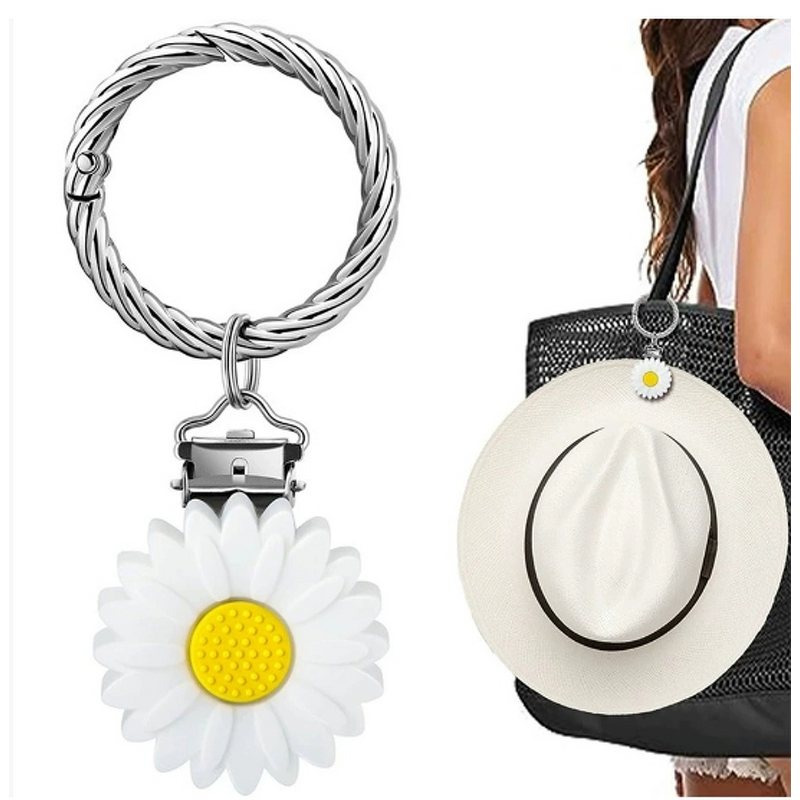 Hat Clip Manufacturer - Travel Flower Clip Lightweight Multifunctional