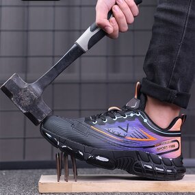 Safety Shoes Factory - Women's Flying Knit Steel Toe Air-Cushioned