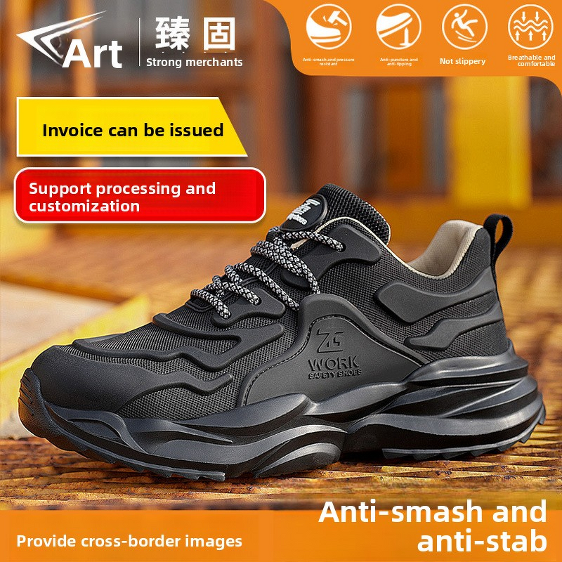 Safety Shoes Manufacturer - Men's Fly Knit TPU Kevlarr EVA Steel Toe