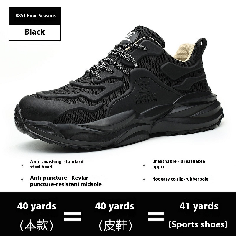 Safety Shoes Manufacturer - Men's Fly Knit TPU Kevlarr EVA Steel Toe