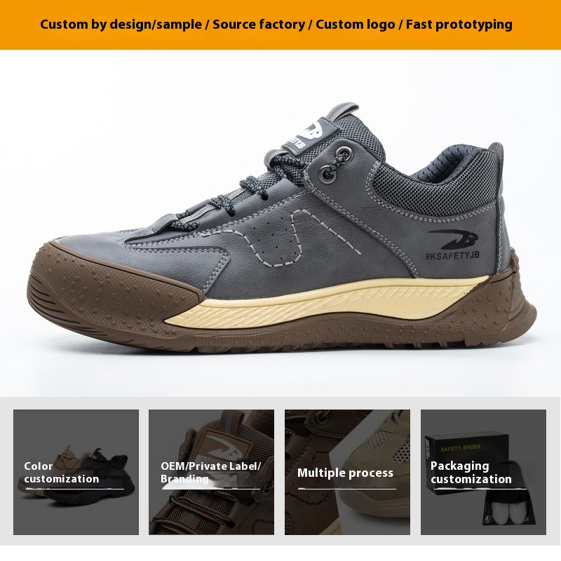 Safety Shoes Manufacturer - Insulated Plastic Toe Breathable Rubber Sole