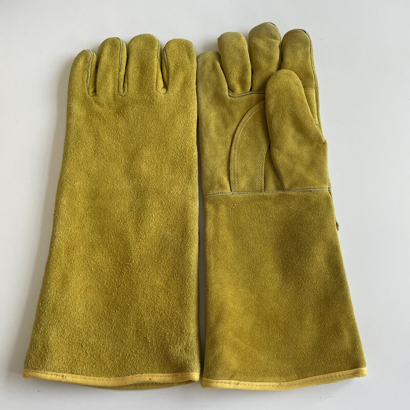 Welding Gloves Supplier - Wear Resistant Cow Leather Custom Logo