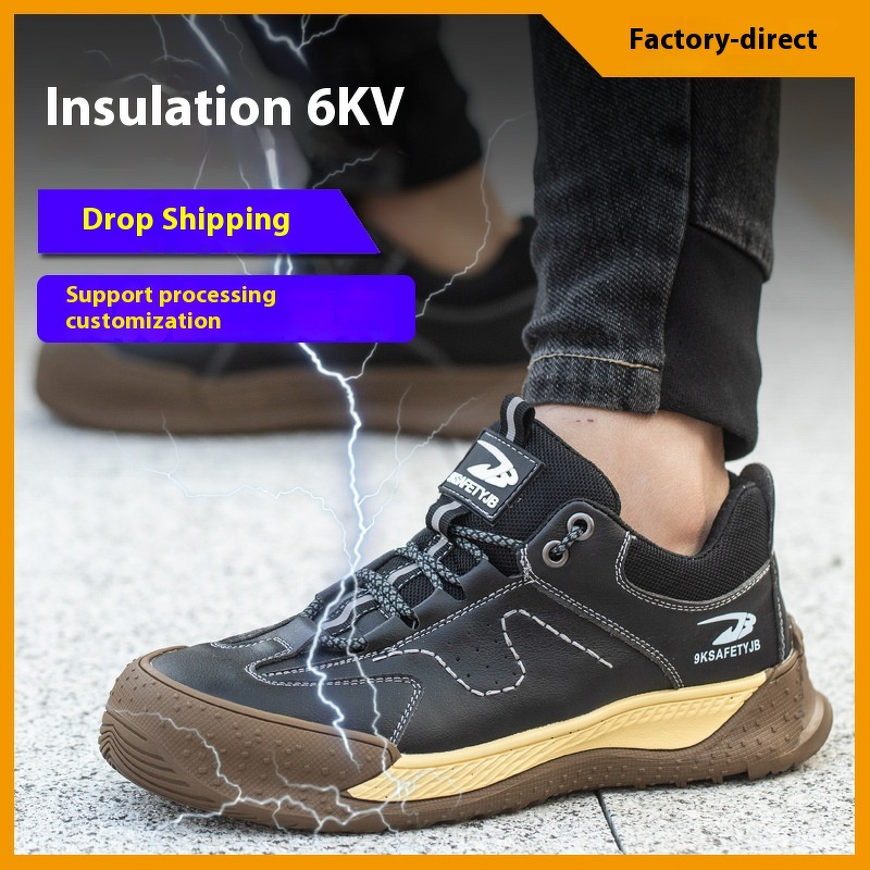 Safety Shoes Manufacturer - Insulated Plastic Toe Breathable Rubber Sole