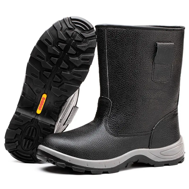 Safety Shoes Manufacturer - Men's Industrial Leather Safety Boots