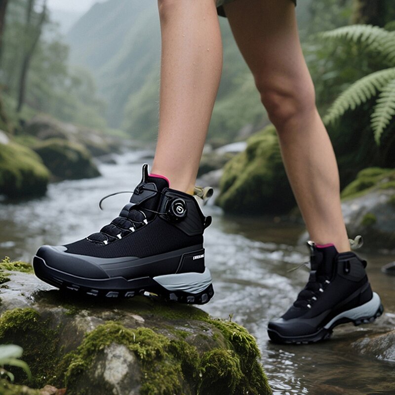 Hiking Boots Factory - Couple's TPU Waterproof Fabric Hiking Boots