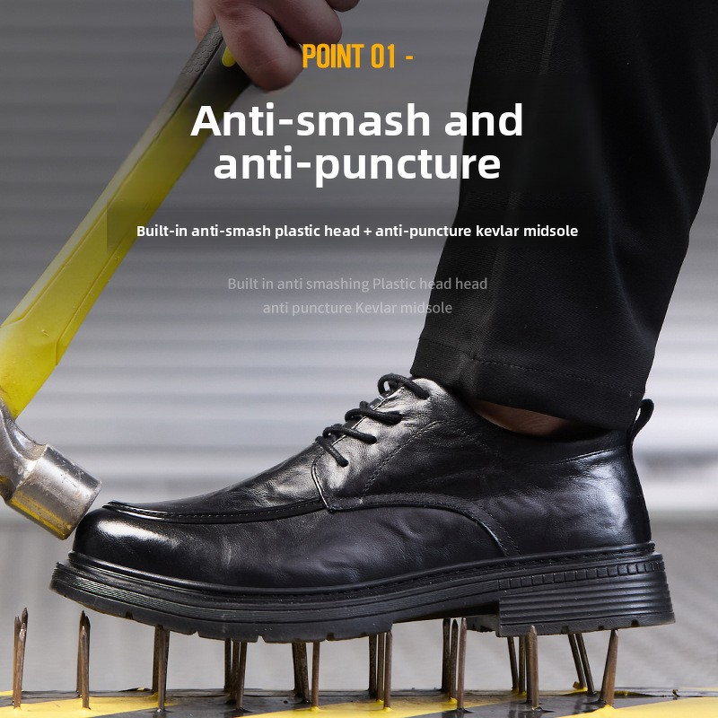 Safety Shoes Factory - Cowhide Plastic Toe 6kv Electricians Rubber