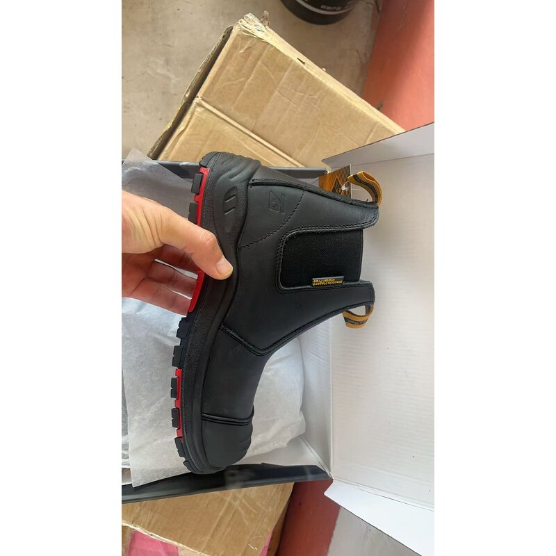 Safety Shoes Supplier - Genuine Leather Composite Toe Kevlarr PU Rubber