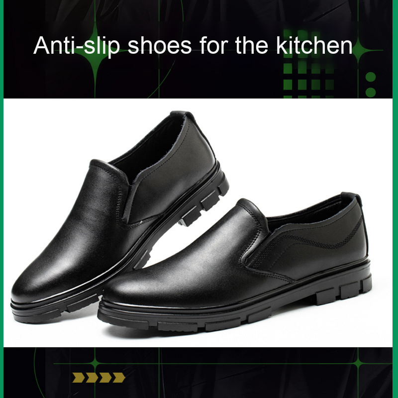 Chef Shoes Manufacturer - Microfiber Leather Waterproof Non-Slip Kitchen