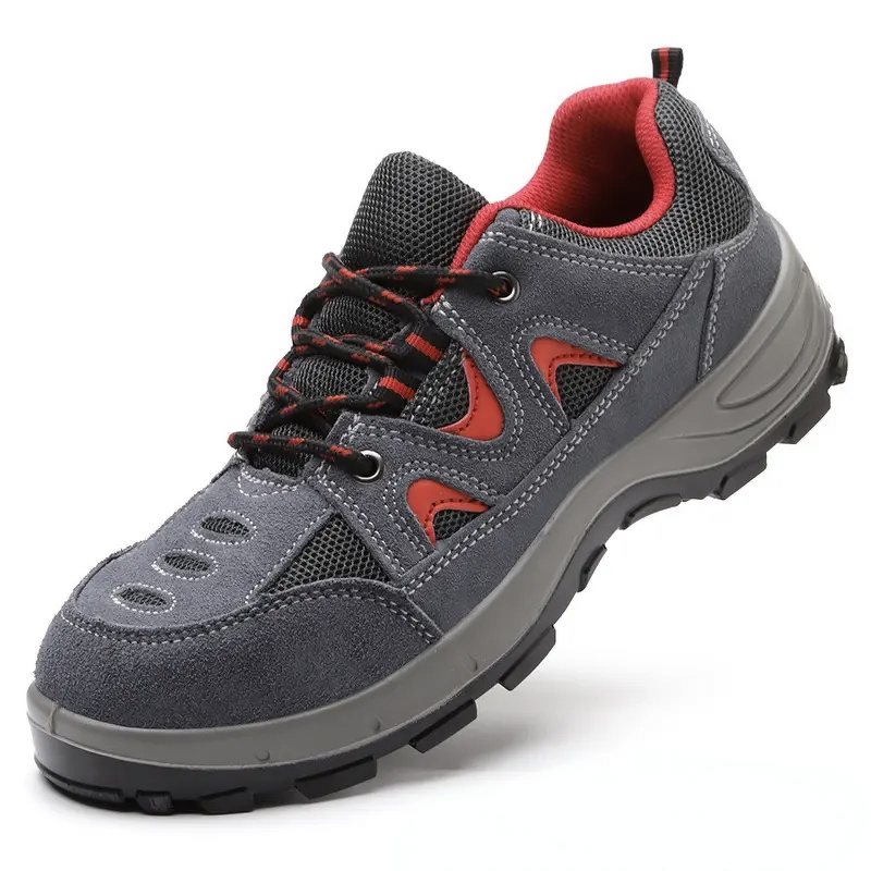 Safety Shoes Factory - Men's Lightweight Anti-Smash Steel Toe Solid