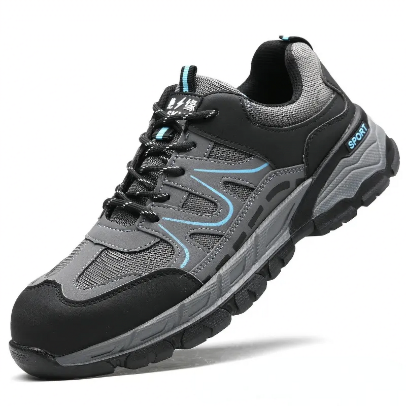 Safety Shoes Supplier - Men's Summer Lightweight Soft-Sole Steel Toe