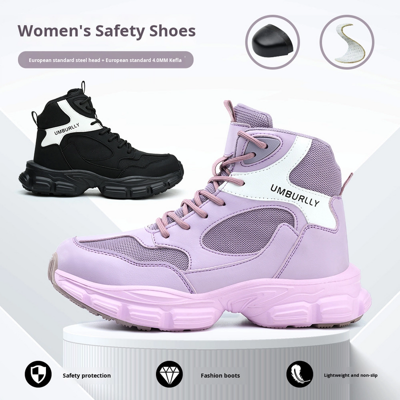 Safety Shoes Manufacturer - Women's Anti-Smash Steel Toe Work Boots