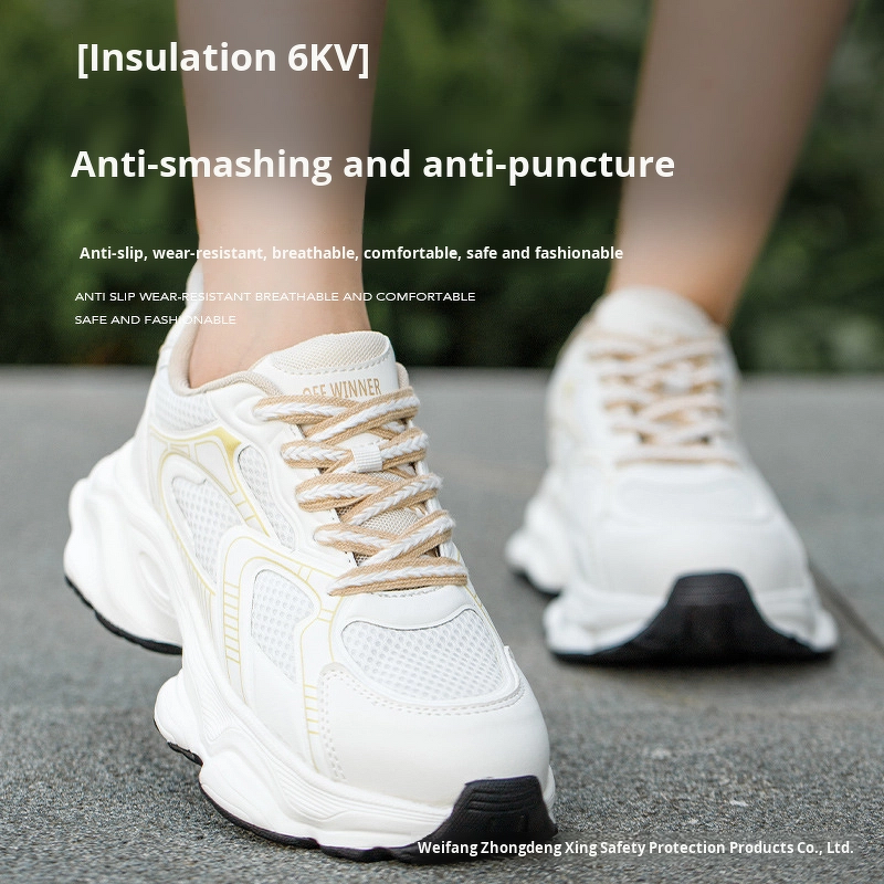 Safety Shoes Manufacturer - Women's Summer Plastic Toe Breathable