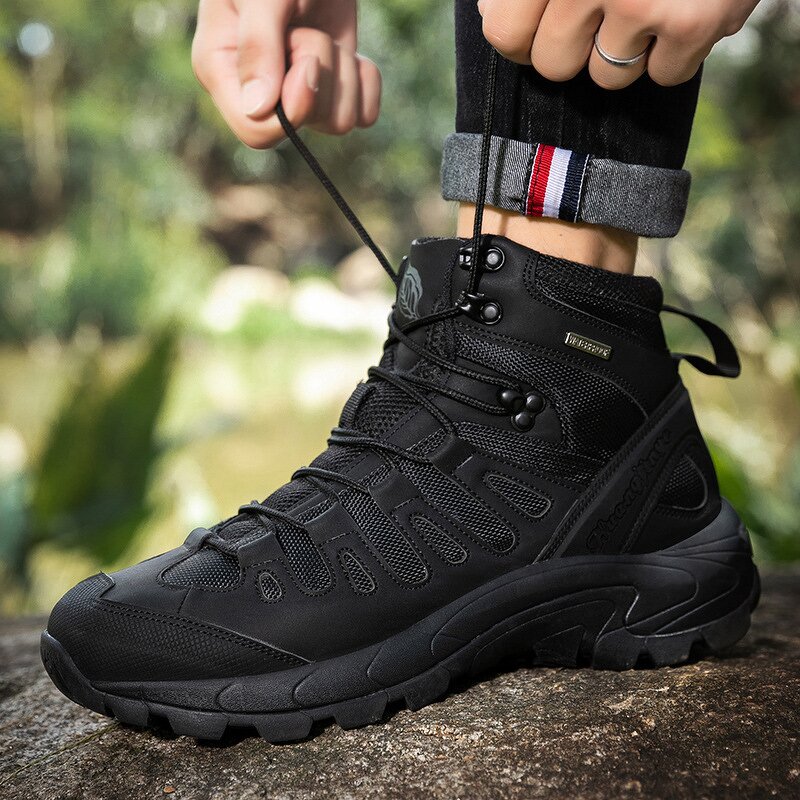 Hiking Boots Supplier - 2025 Large-size Breathable Tactical Waterproof