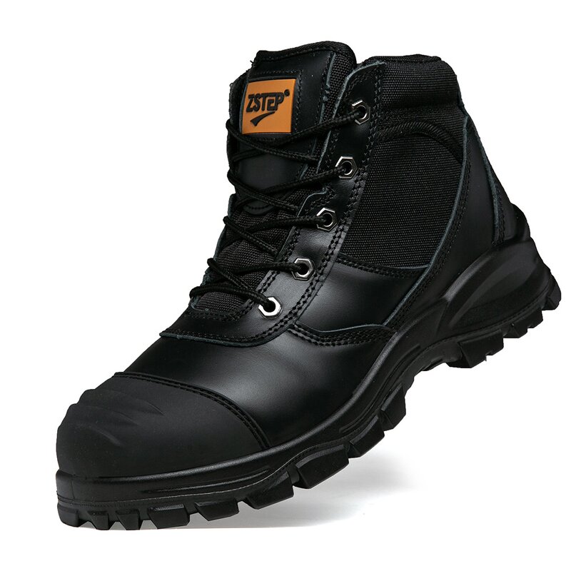 Safety Shoes Manufacturer - Australian Cowhide Side Zipper Steel Toe