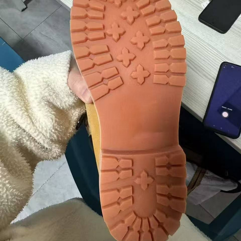 Safety Shoes Supplier - Wheat Waterproof Cowhide Leather Rhubarb