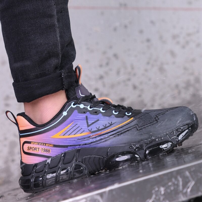 Safety Shoes Factory - Women's Flying Knit Steel Toe Air-Cushioned