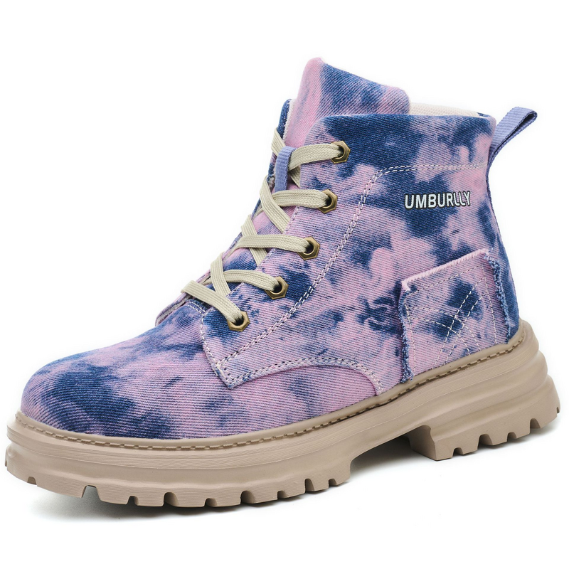 Safety Shoes Supplier - Women's High Top Canvas Steel Toe Safety