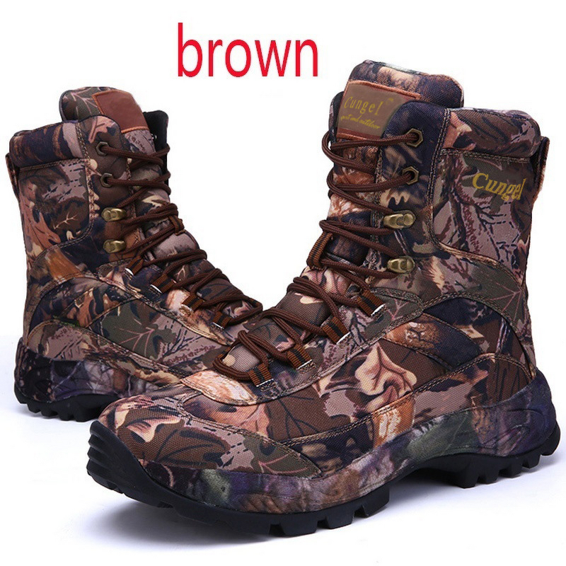 Hiking Boots Supplier - Wholesale Large Size Camouflage Combatt Boots