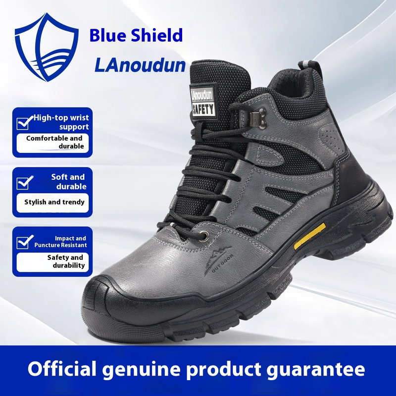 Safety Shoes Factory - Microfiber Leather Steel Toe Kevlarr Rubber