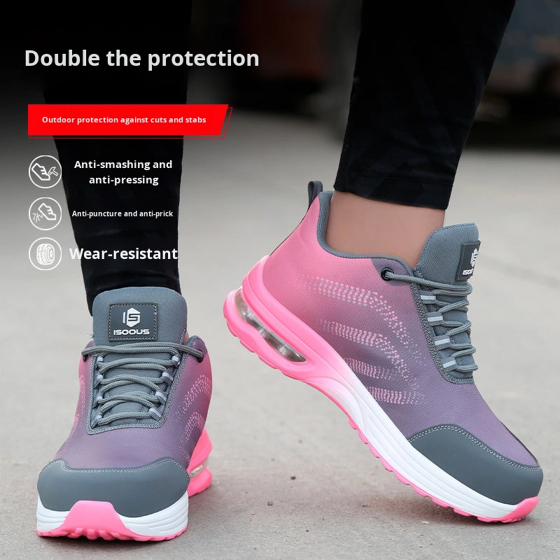 Safety Shoes Supplier - Women's Summer Fly-Knit Steel Toe Kevlarr