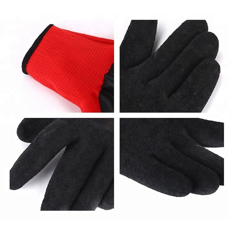 Work Gloves Manufacturer - Cheap Large Size Nylon Latex Coated
