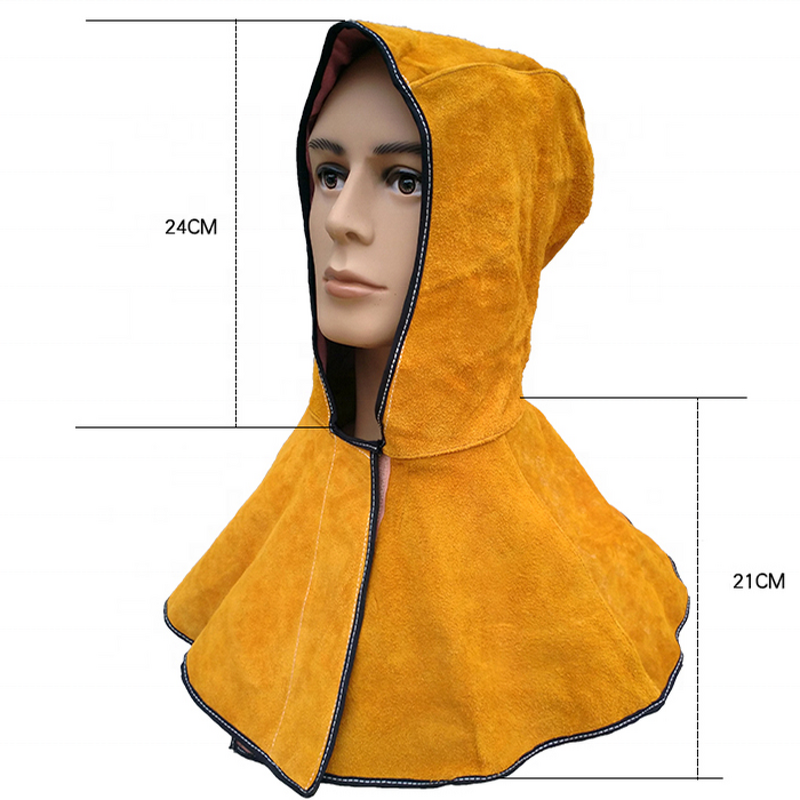 Welding Hood Manufacturer - Leather Welding Safety Head Cover Hood