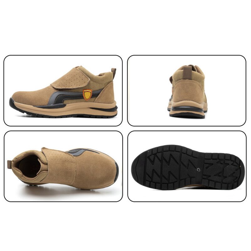 Welding Shoes Supplier - Genuine Microfiber Steel Toe Kevlarr Rubber