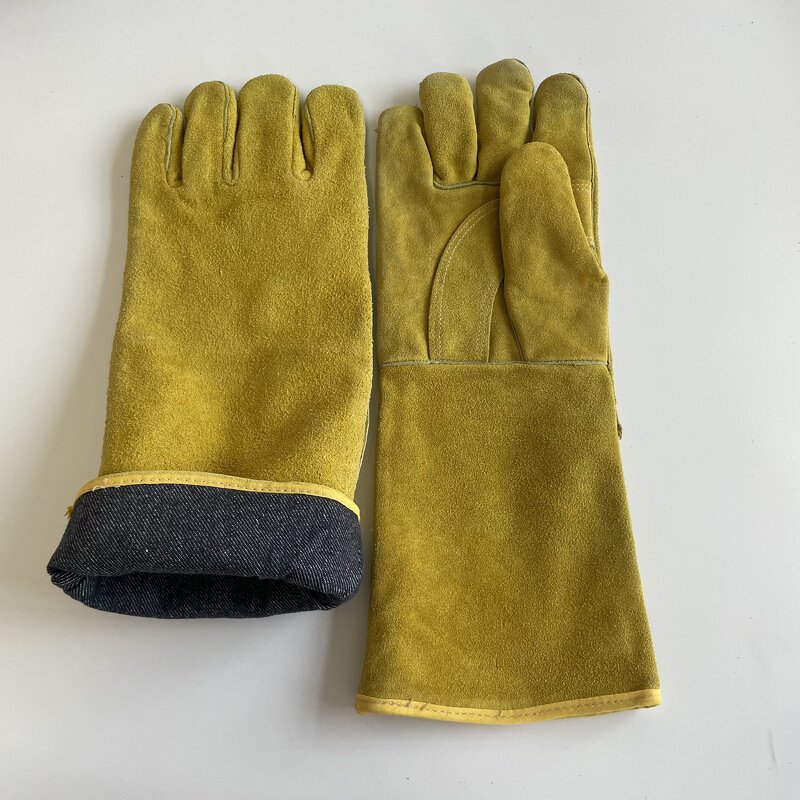 Welding Gloves Supplier - Wear Resistant Cow Leather Custom Logo