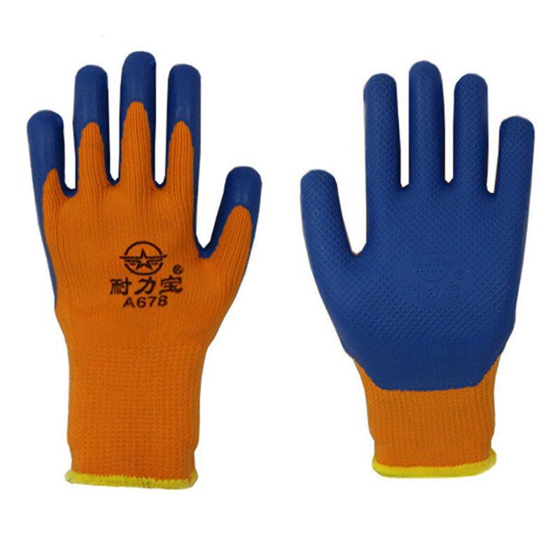 Working Gloves Manufacturer - Latex Terry Coated Winter Working Gloves