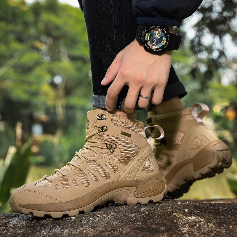 Hiking Boots Supplier - 2025 Large-size Breathable Tactical Waterproof