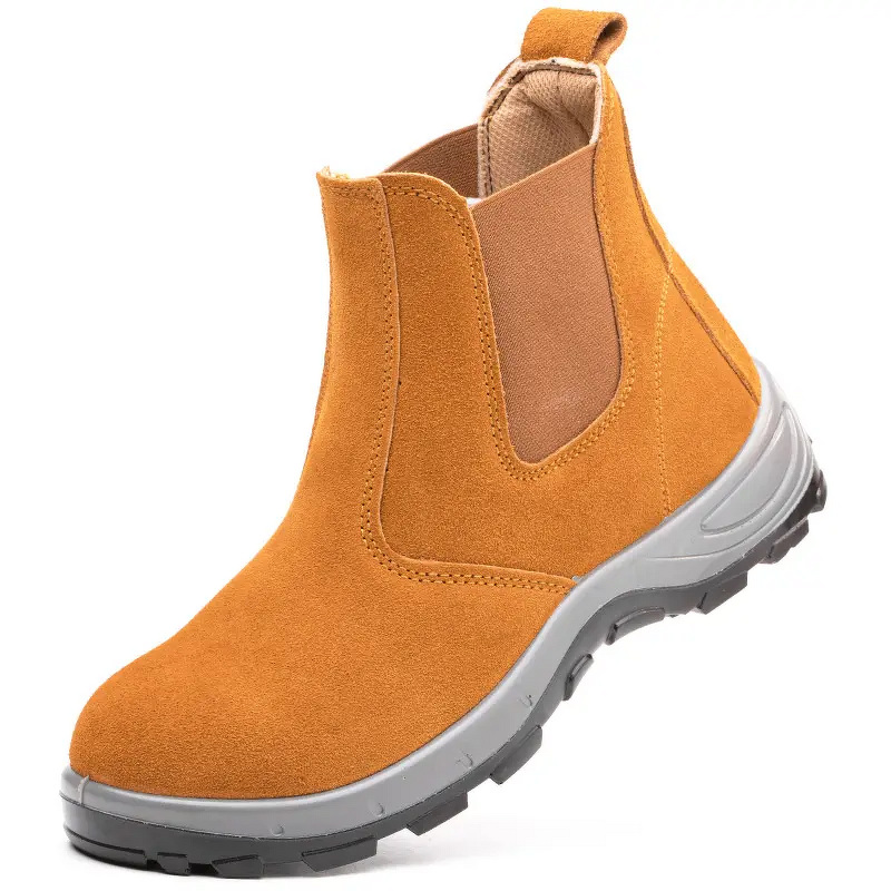 Welding Shoes Supplier - Genuine Leather Welding Premium Toe Caps