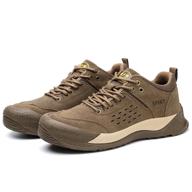 Safety Shoes Factory - Hot Sale Men's Cow Leather Steel Toe Kevlarr