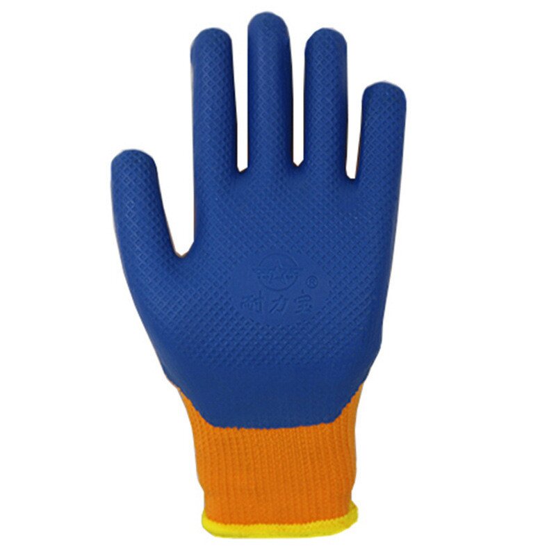 Working Gloves Manufacturer - Latex Terry Coated Winter Working Gloves