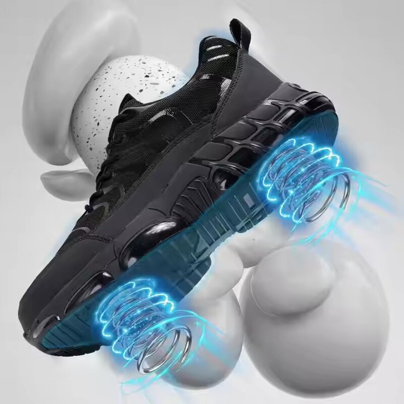 Safety Shoes Factory - Men's Colorful Fly Knit Steel Toe Kevlarr